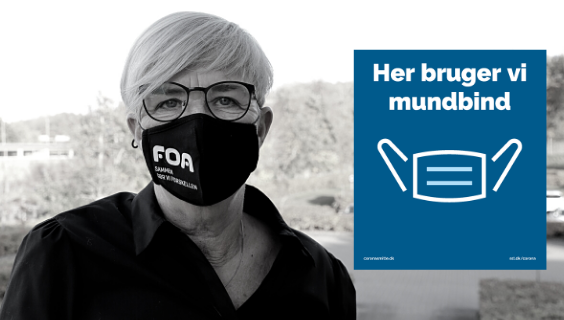 Pia Pedersen - her bruger vi mundbind!